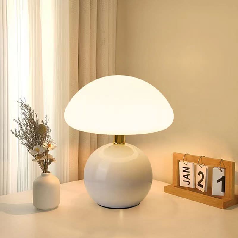 Pink Soft Touch Ceramic Desk Lamp - Luxicro