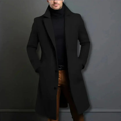 Classic Fit Wool Blend Winter Coat