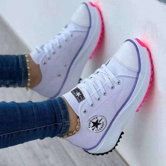 Thick Sole Casual Sneakers - Vossary