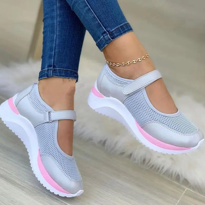 Airy Casual Women's Sneakers - Lightweight Fashion Shoes