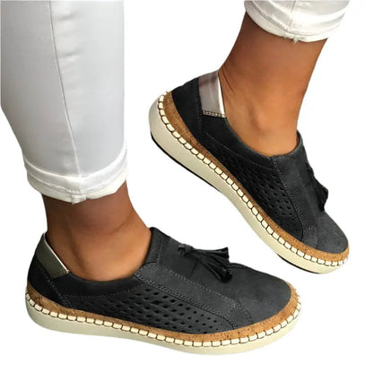 Lightweight Women's Slip On Shoes - Comfortable Casual Fit