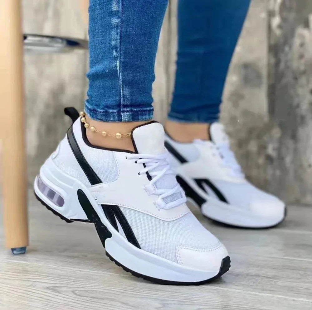 Lightweight Women's Running Shoes - Cushioned Sports Sneakers - Luxicro