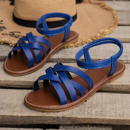 Comfortable Cross Strap Women's Sandals Everyday Shoe