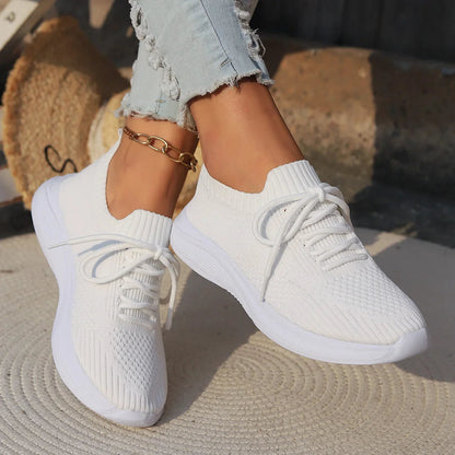 Airy Mesh Womens Sneakers - Comfortable Everyday Shoes - Luxicro