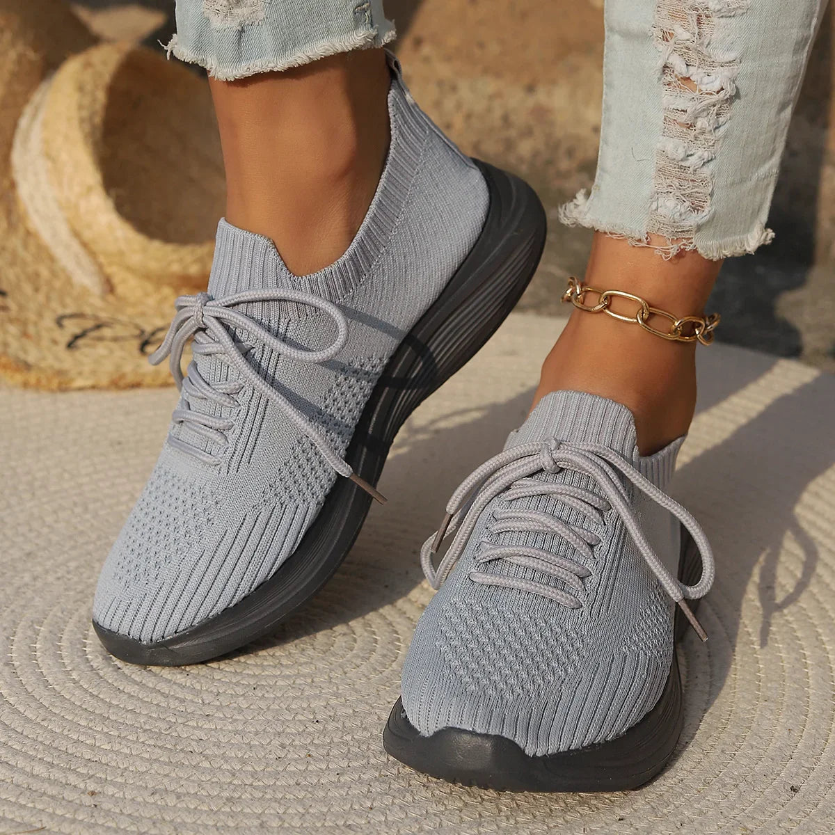 Airy Mesh Womens Sneakers - Comfortable Everyday Shoes