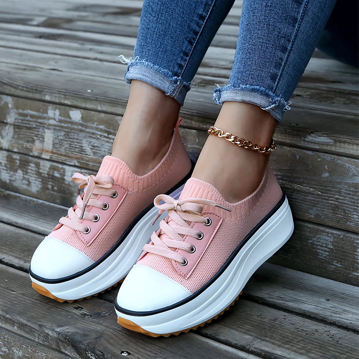 Airy Platform Shoes for Women - Lightweight & Comfy Fit
