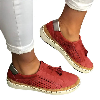 Lightweight Women's Slip-On Sneakers – Soft & Cushioned