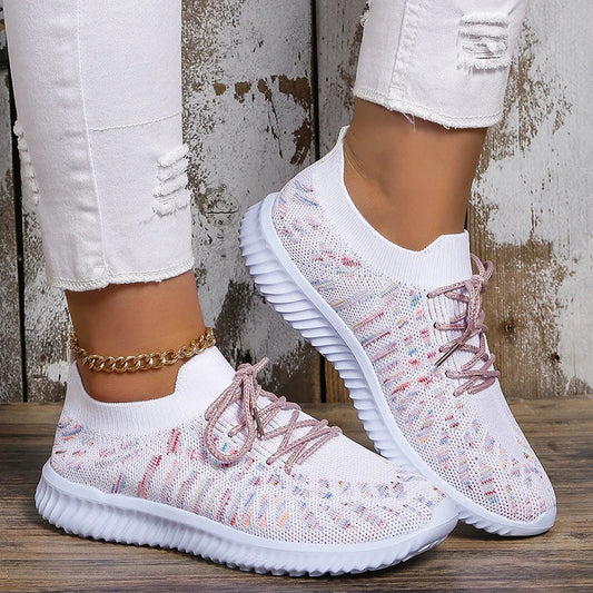 Comfortable Women's Slip On Shoes - Airy Casual Sneakers - Luxicro