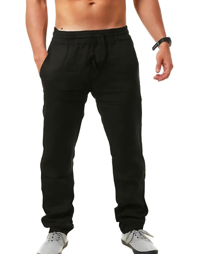 Comfortable Linen Blend Casual Pants for Men