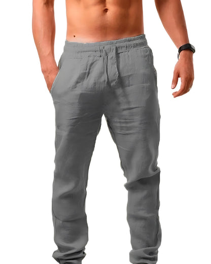 Comfortable Linen Blend Casual Pants for Men