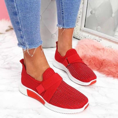 Comfy Women's Slip On Shoes - Lightweight Mesh Sneakers