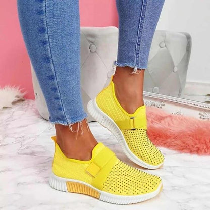 Comfy Women's Slip On Shoes - Lightweight Mesh Sneakers