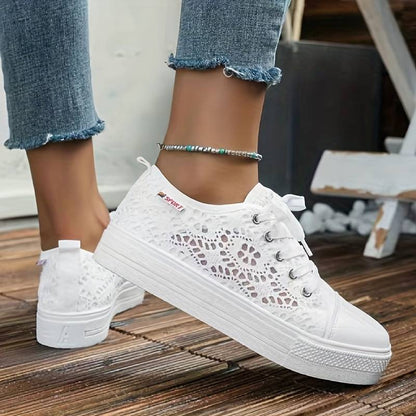 Airy Women's Running Shoes Lightweight Cutout Sneakers