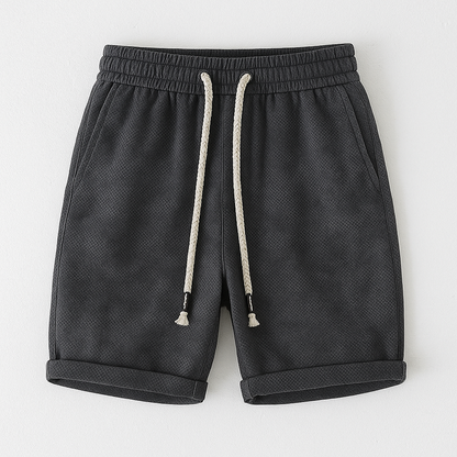 Distressed Cotton Casual Shorts