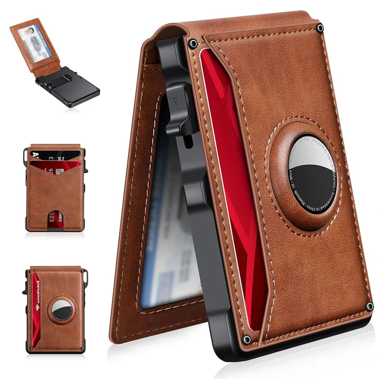 Thin RFID Leather Wallet Card Holder 2025 - Luxicro