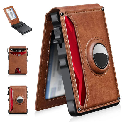Thin RFID Leather Wallet Card Holder 2025 - Luxicro