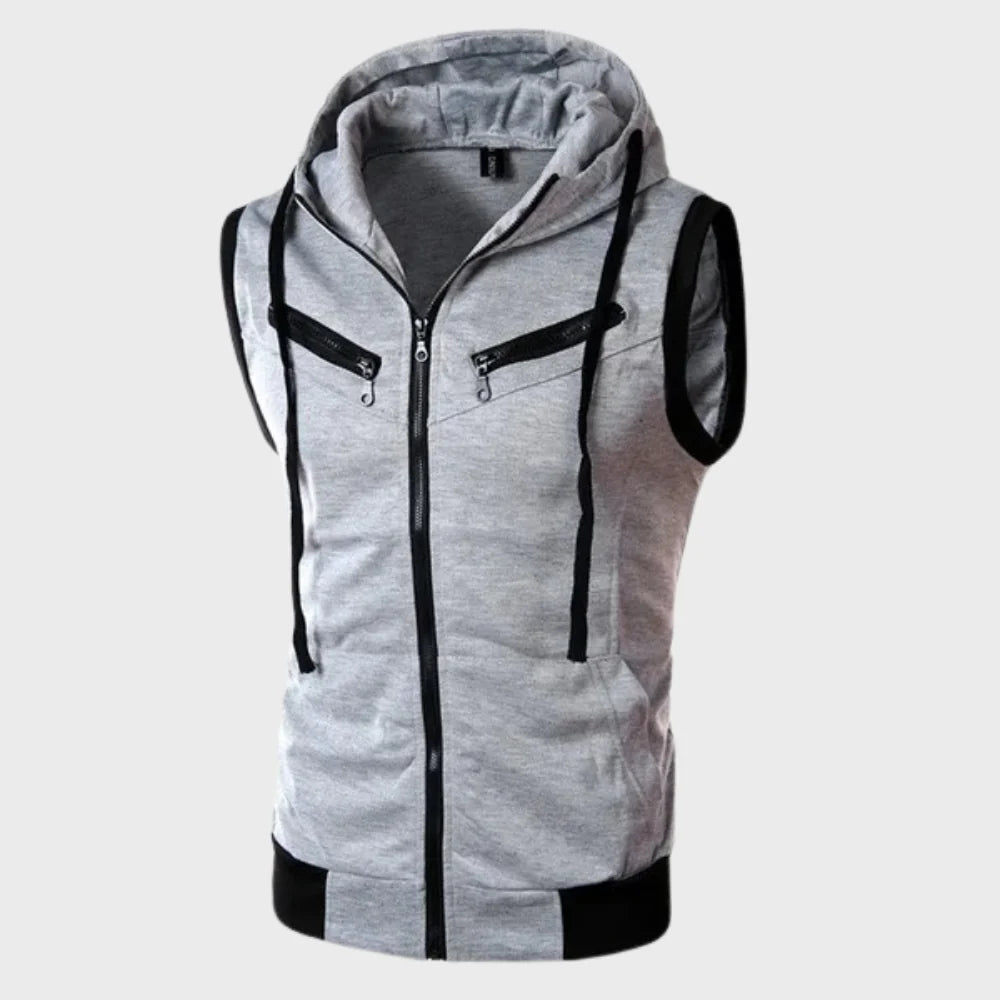 Men's Lightweight Zip Up Vest - Vossary