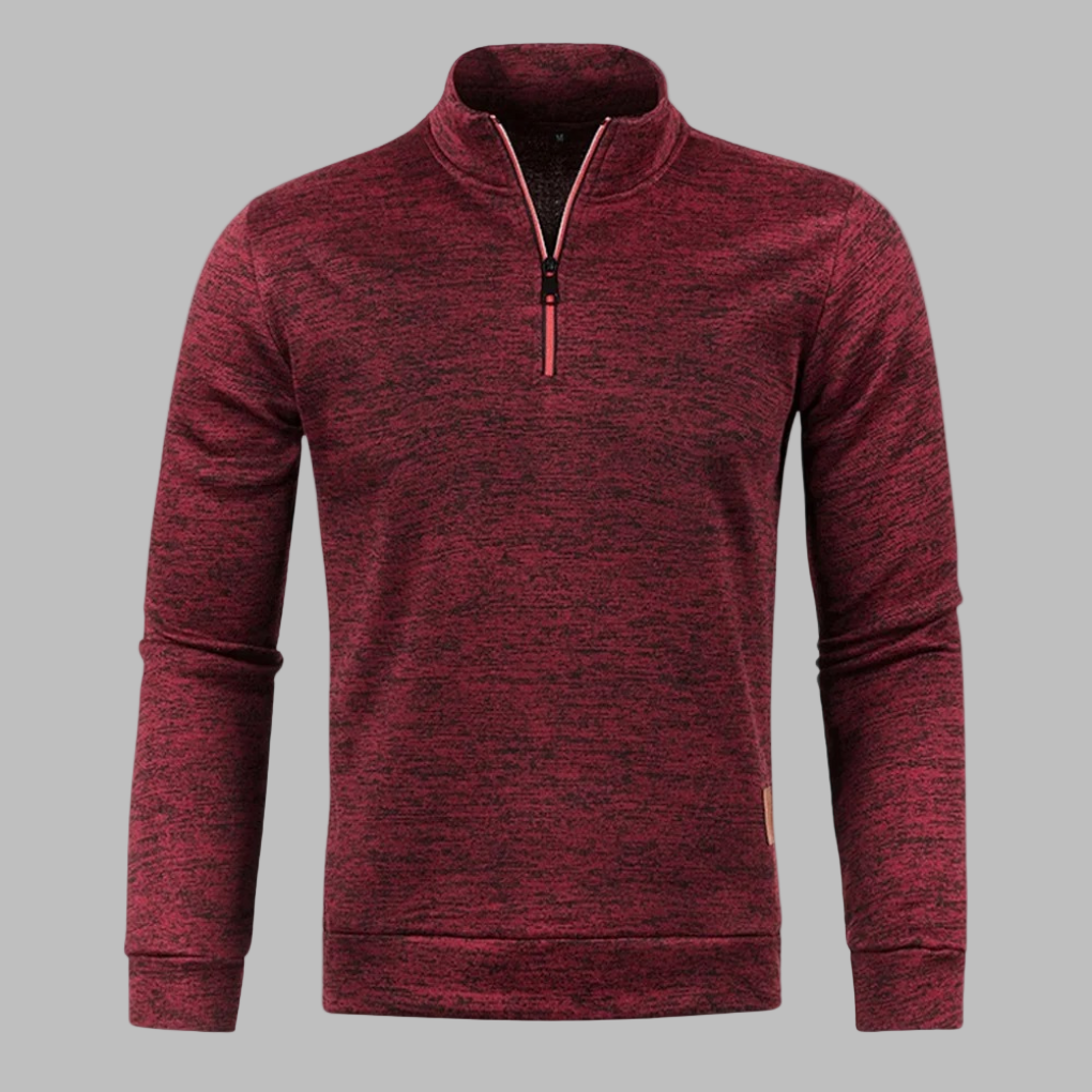 Lightweight Zip Up Men's Sweater - Vossary