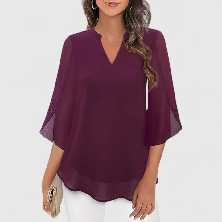 Elegant Women's Shirt for Work and Night Out