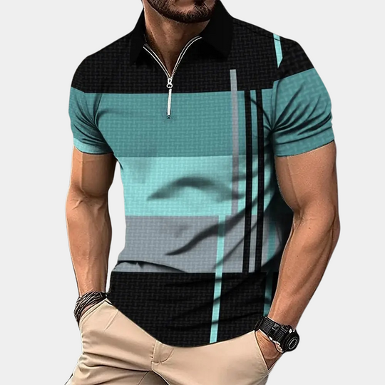 Classic Casual Mens Polo Tee - Vossary
