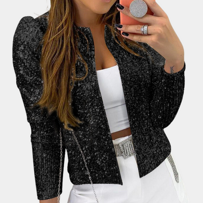 Glittering Sequin Blazer for Women