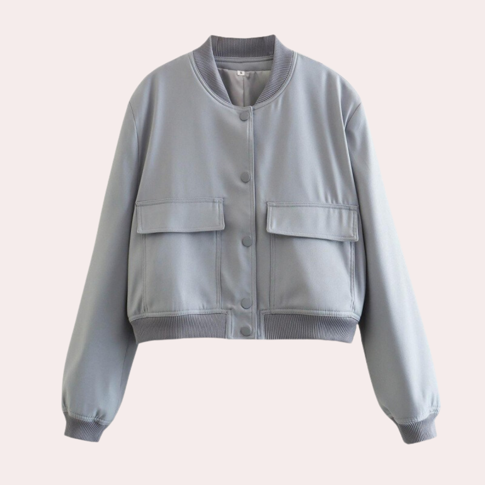 Women's Quilted Flight Jacket - Vossary