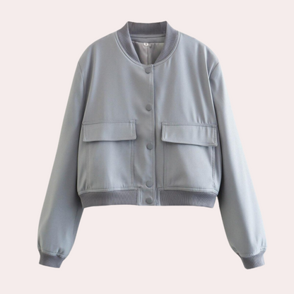 Women's Quilted Flight Jacket - Vossary