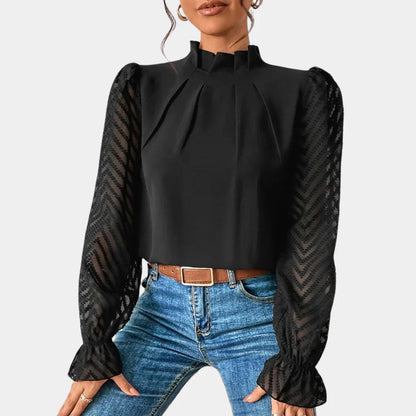 Stylish Women's Long Sleeve Blouse