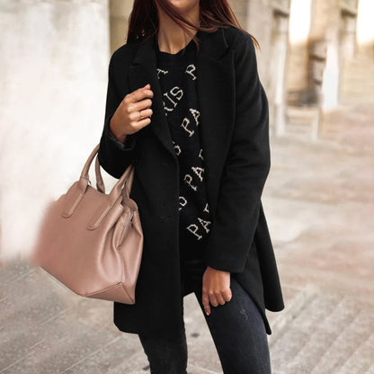 Warm Ladies' Winter Wool Coat