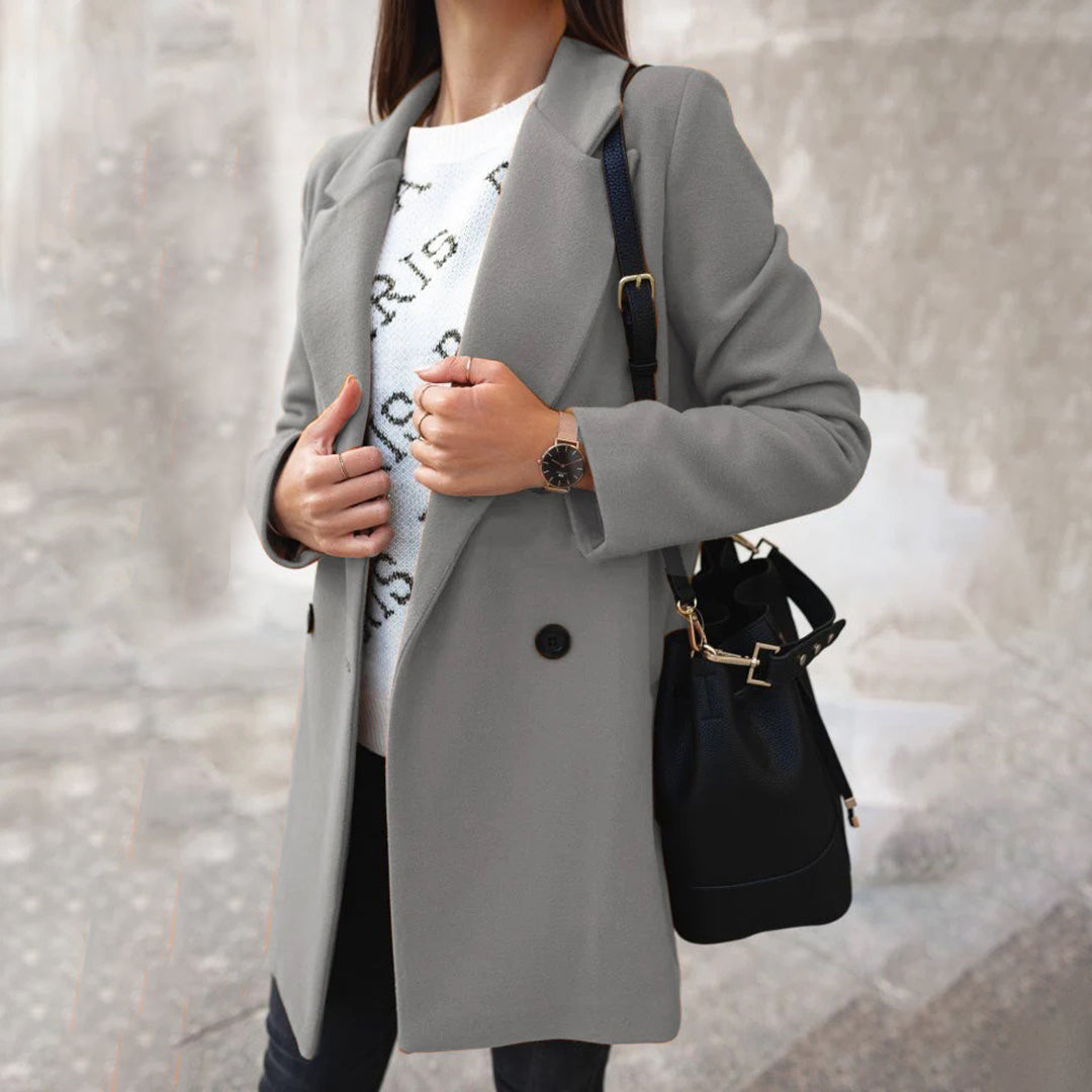 Warm Ladies' Winter Wool Coat - Vossary
