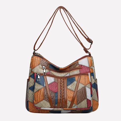 Colorful Quilted Tote Bag - Vossary