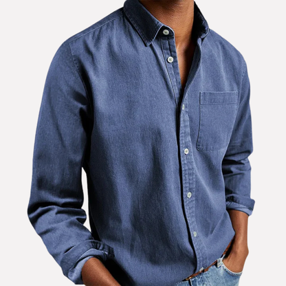 Relaxed Fit Mens Button Shirt