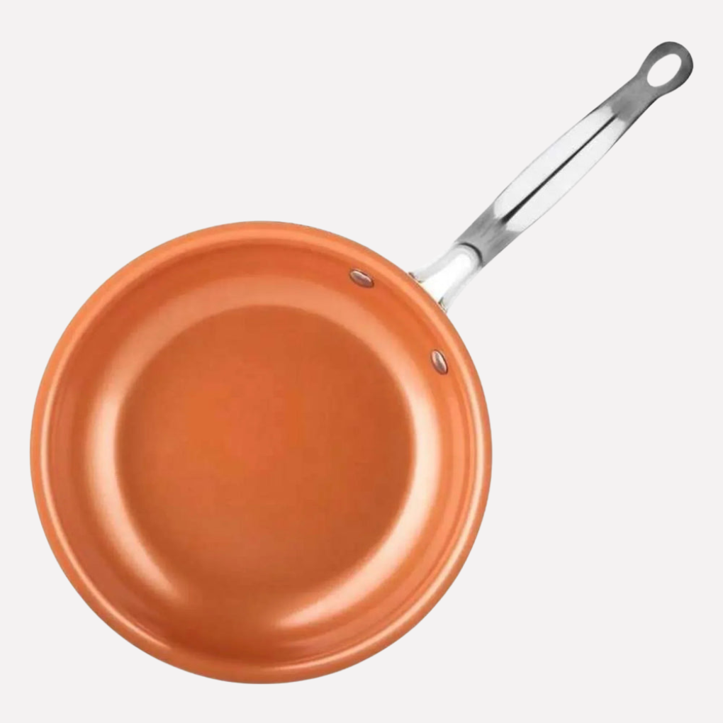 Luxury Red Non Stick Frying Pan - Vossary