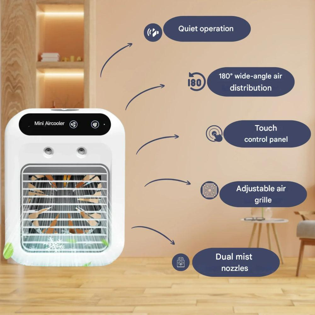 Portable Cool Mist Fan Humidifier