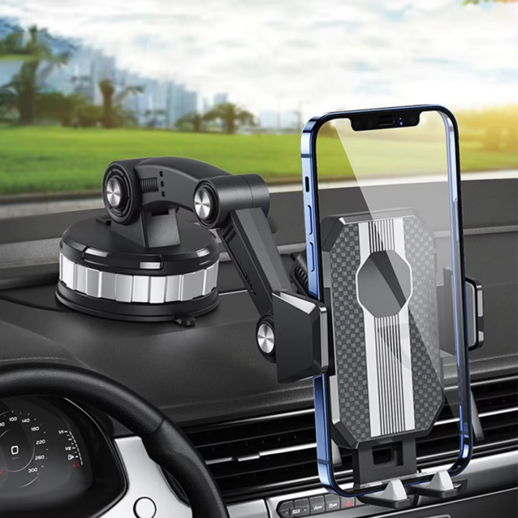 Adjustable Car Phone Holder with 360 Rotation