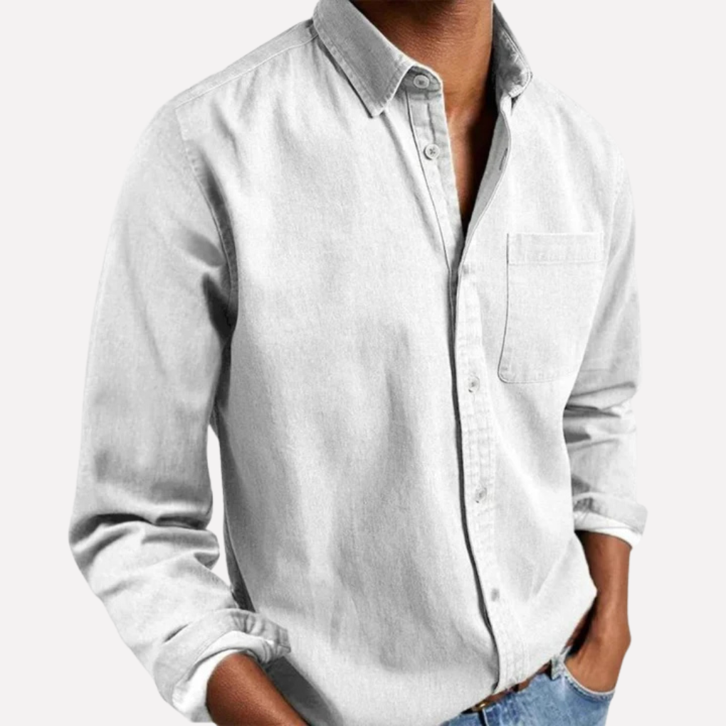 Relaxed Fit Mens Button Shirt