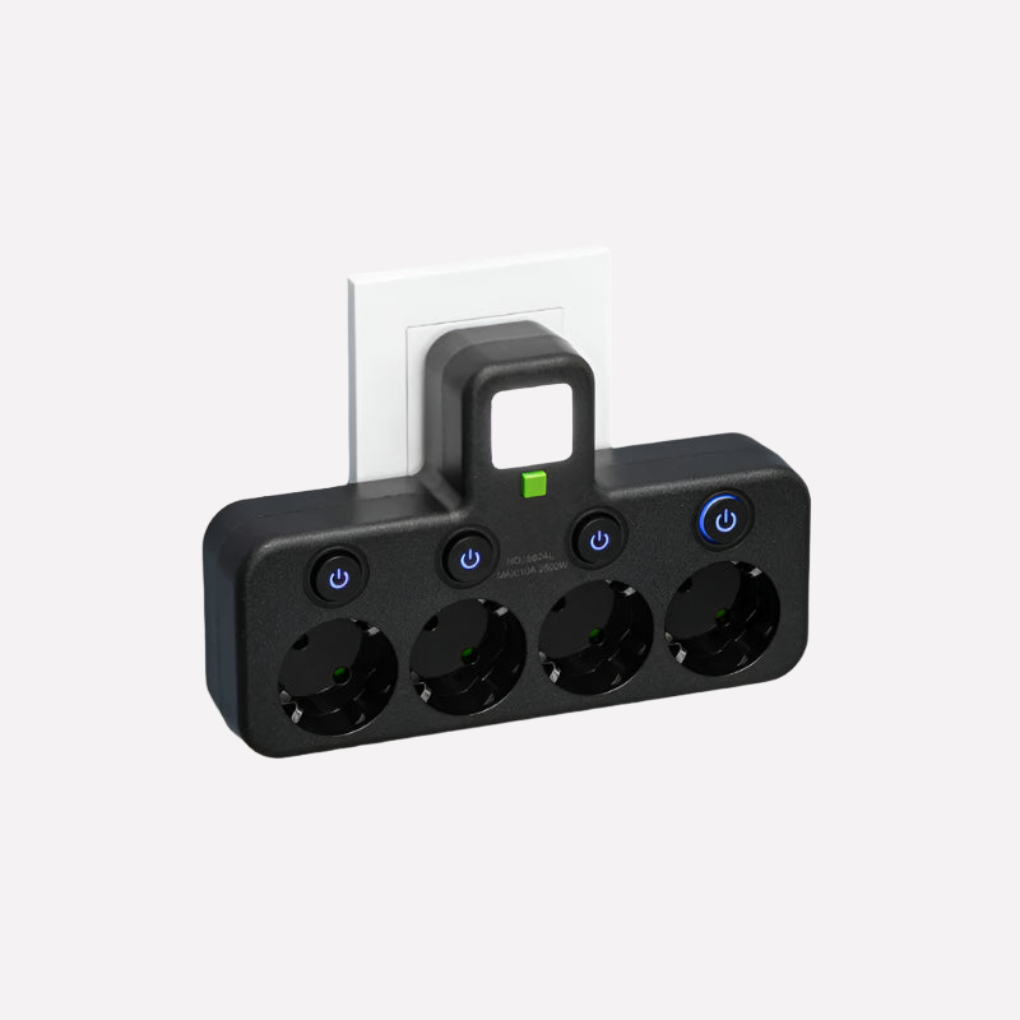 Versatile Surge Protector with USB and Type C Ports