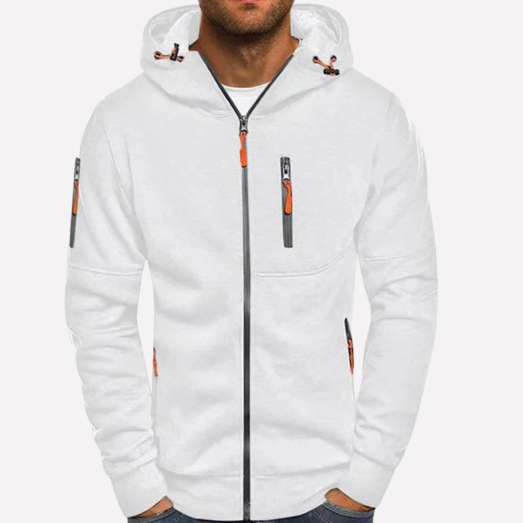 Fashionable Zip Up Hoodie Jacket