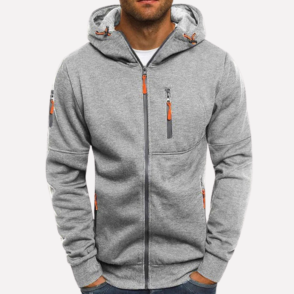 Fashionable Zip Up Hoodie Jacket