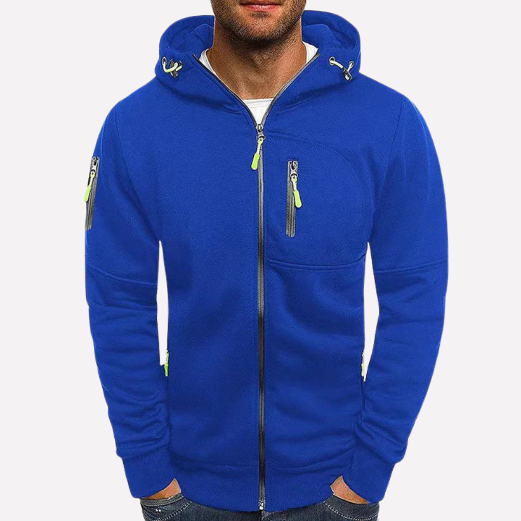 Fashionable Zip Up Hoodie Jacket