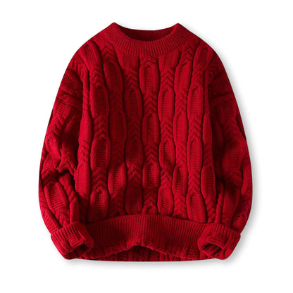 Cozy Men's Cable Knit Winter Sweater