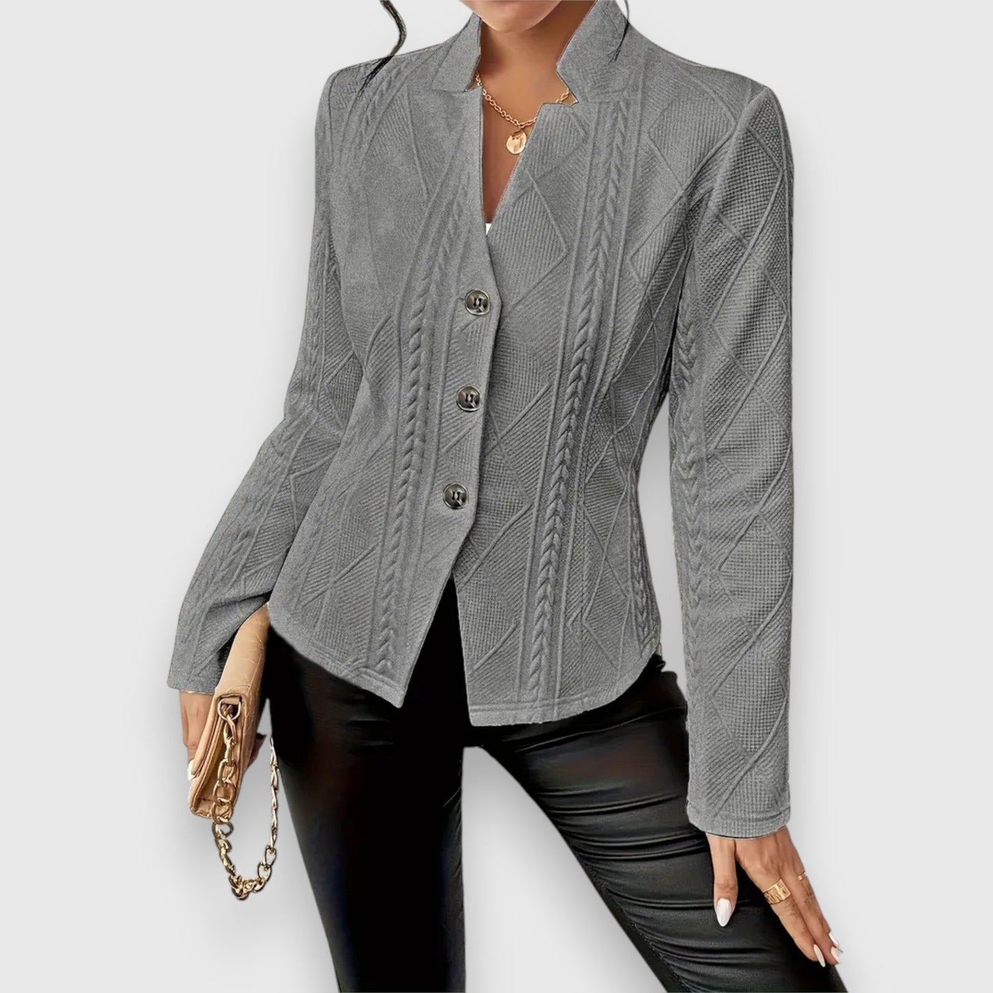 Tailored Fit Cotton Blazer Jacket - EasyApparels