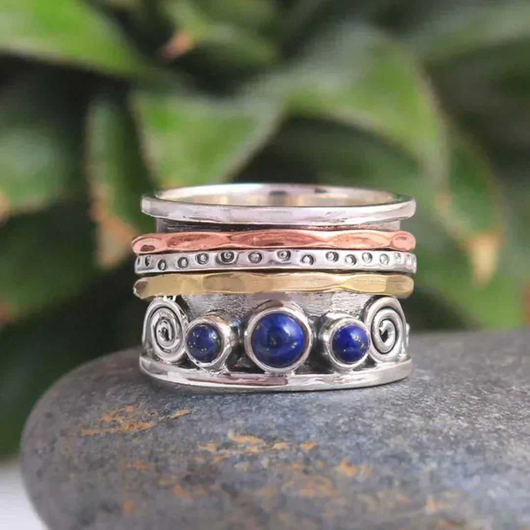 Stylish Blue Gemstone Healing Bracelet - Vossary