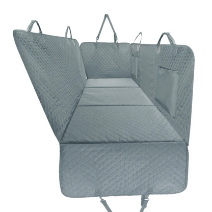 Waterproof Backseat Car Cover with Storage Pockets