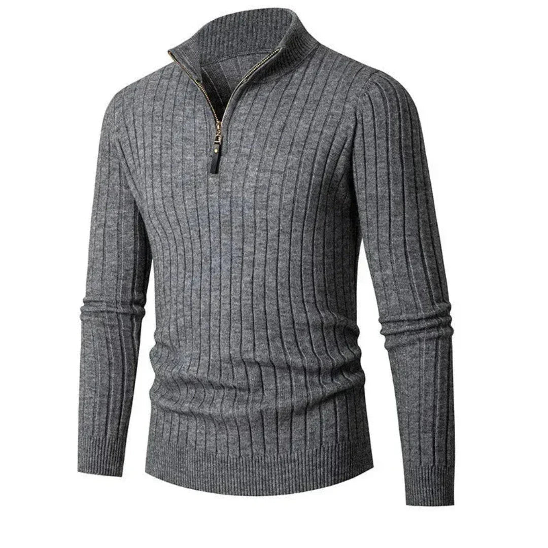 Comfortable Crew Neck Knit Sweater
