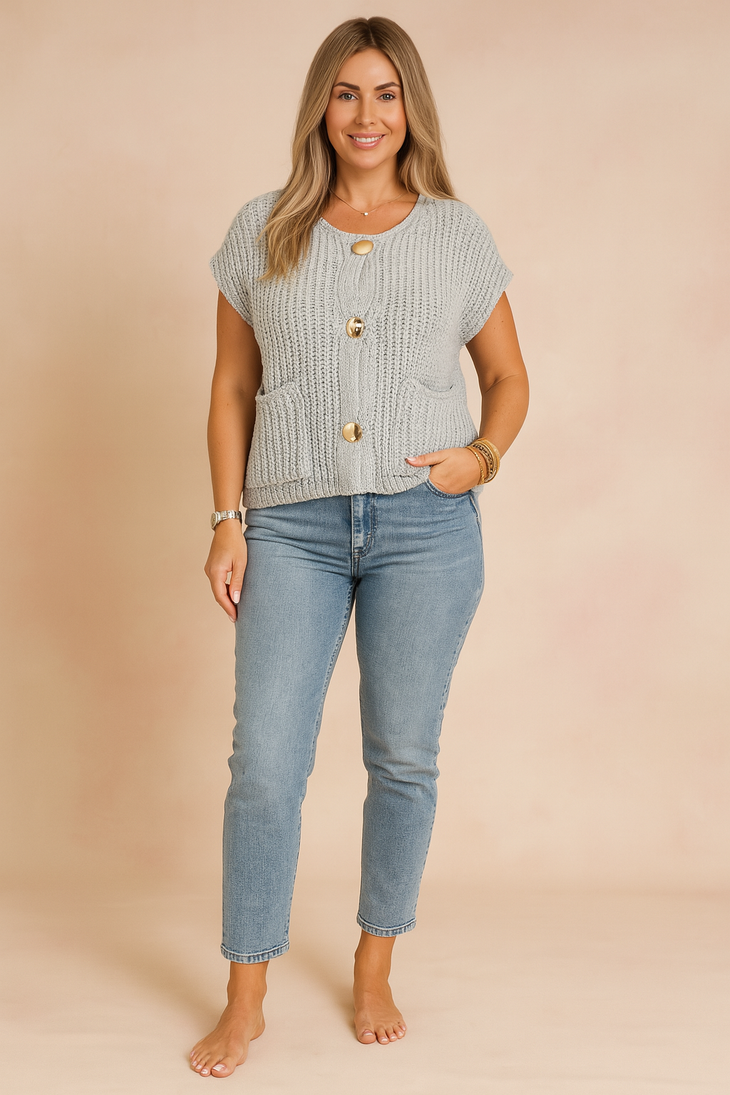 Ladies' Pocket Blouse Top