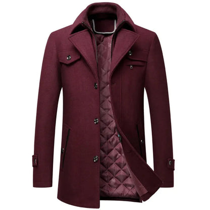 Luxury Quilted Cashmere Winter Coat