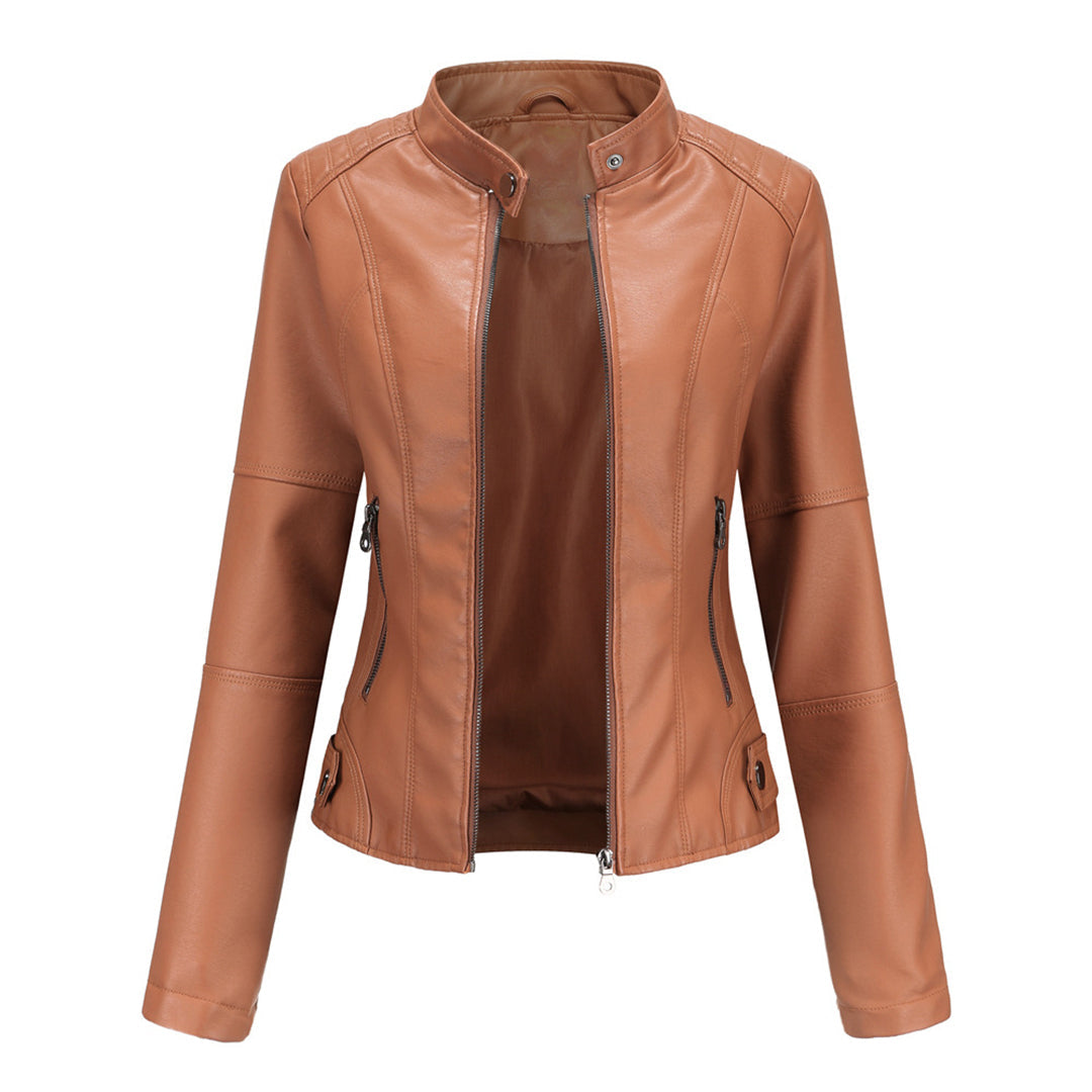 Ella | Women's Classic Fitted Leather Jacket