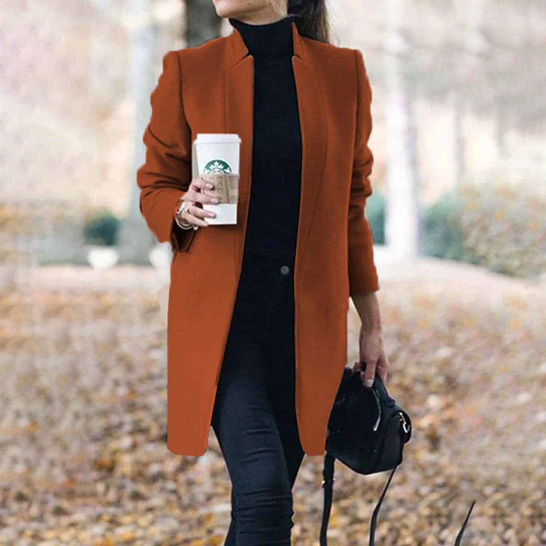 Timeless Fit Ladies Long Winter Overcoat
