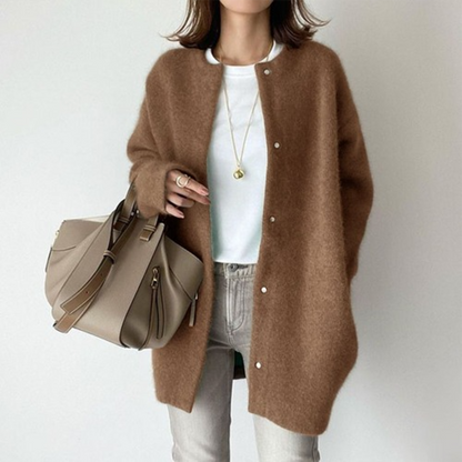 Classic Oversized Knit Cardigan